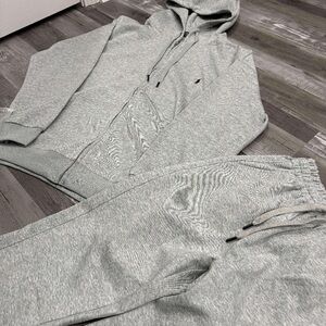 Gray Polo Tracksuit Set